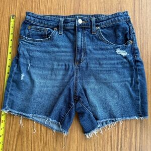 Universal Thread Distressed Jean Shorts | Stretch | Size 8 | 5" Inseam